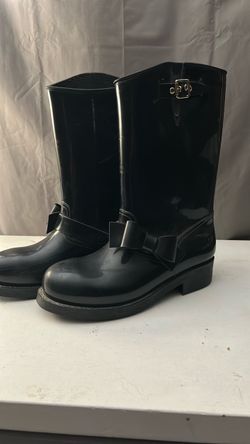 Red Valentino rubber boot