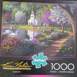 Buffalo Kim Norlien Santuary 1000 Piece Jigsaw Puzzle 