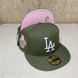 LA Dodgers Olive Green Pinky Pink Martini 1959 ASG Sombrero Patch NOT HAT CLUB