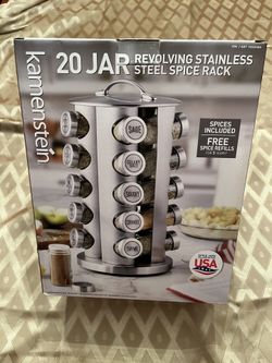 Kamenstein Revolving Spice Rack- 20 Jars
