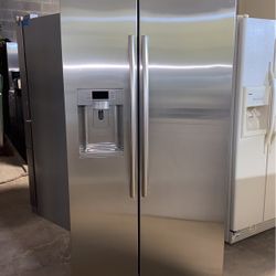 Samsung Refrigerator Side By Side Stainless Still 