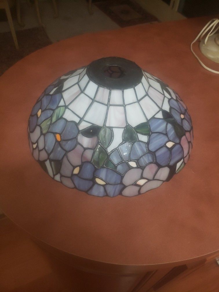 Stained Glass Lamp Shade Vintage