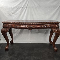 Vintage Chippendale Console Table