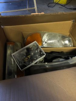 Head lights running lights fog lights