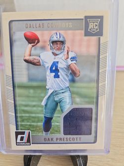 Cowboys Dak Prescott Rookie Jersey Card