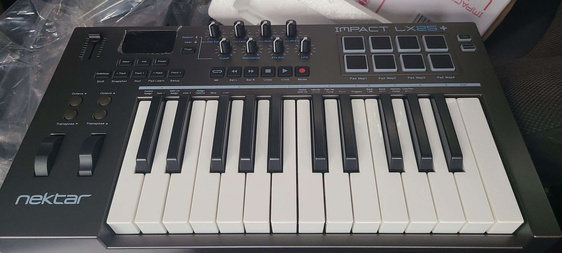 Nektar Impact Lx25+ Keyboard And AKG K52 Over Ear Headphones Combo