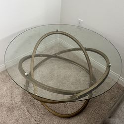 Glass end table