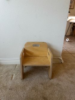 Montessori Wooden Toddler Chair