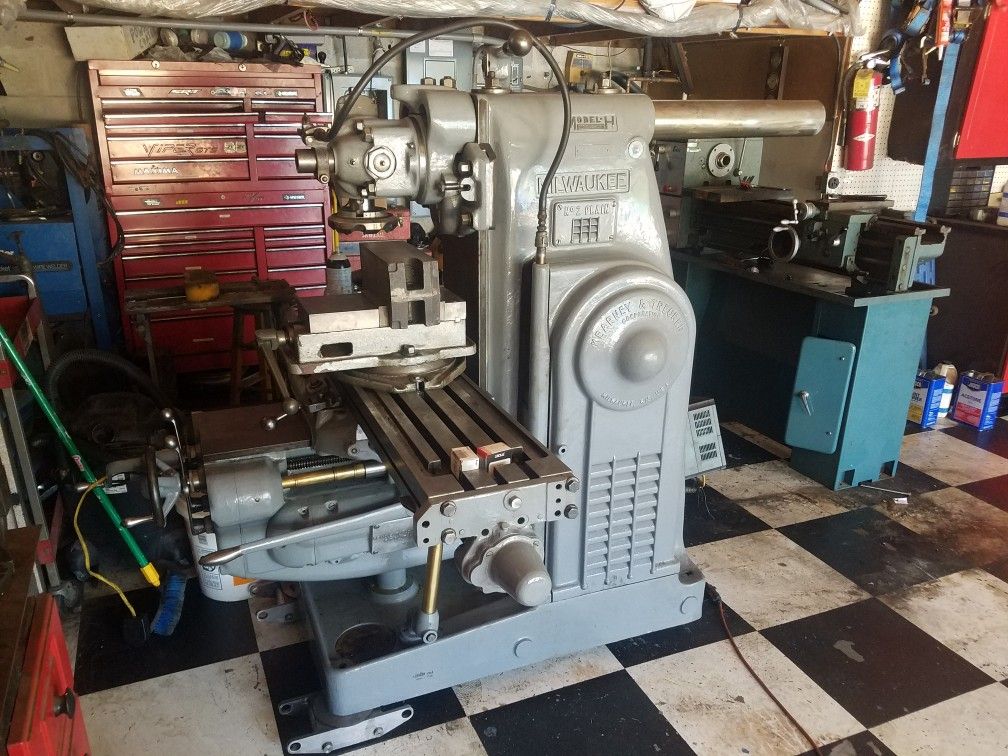 NEW SHAPE K&T 2H MILLING MACHINE MILL, MILWAUKEE 2H PLAIN FULLY REBUILT