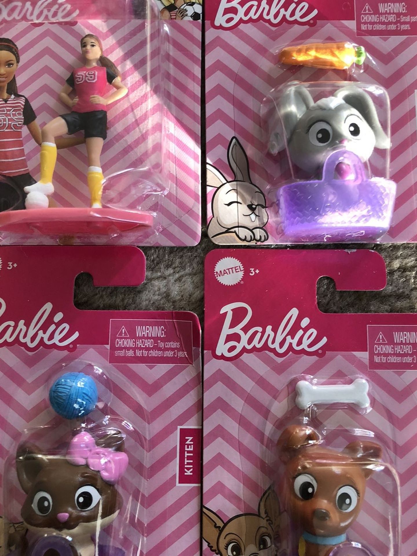 Barbie figurines