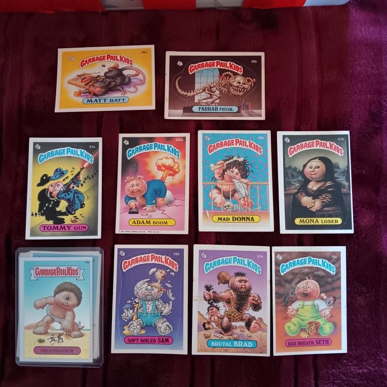 Garbage Pale Kids Trading Cards. 