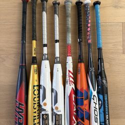 Baseball and Softball Fastpitch Bats Easton, Demarini, Louisville Slugger