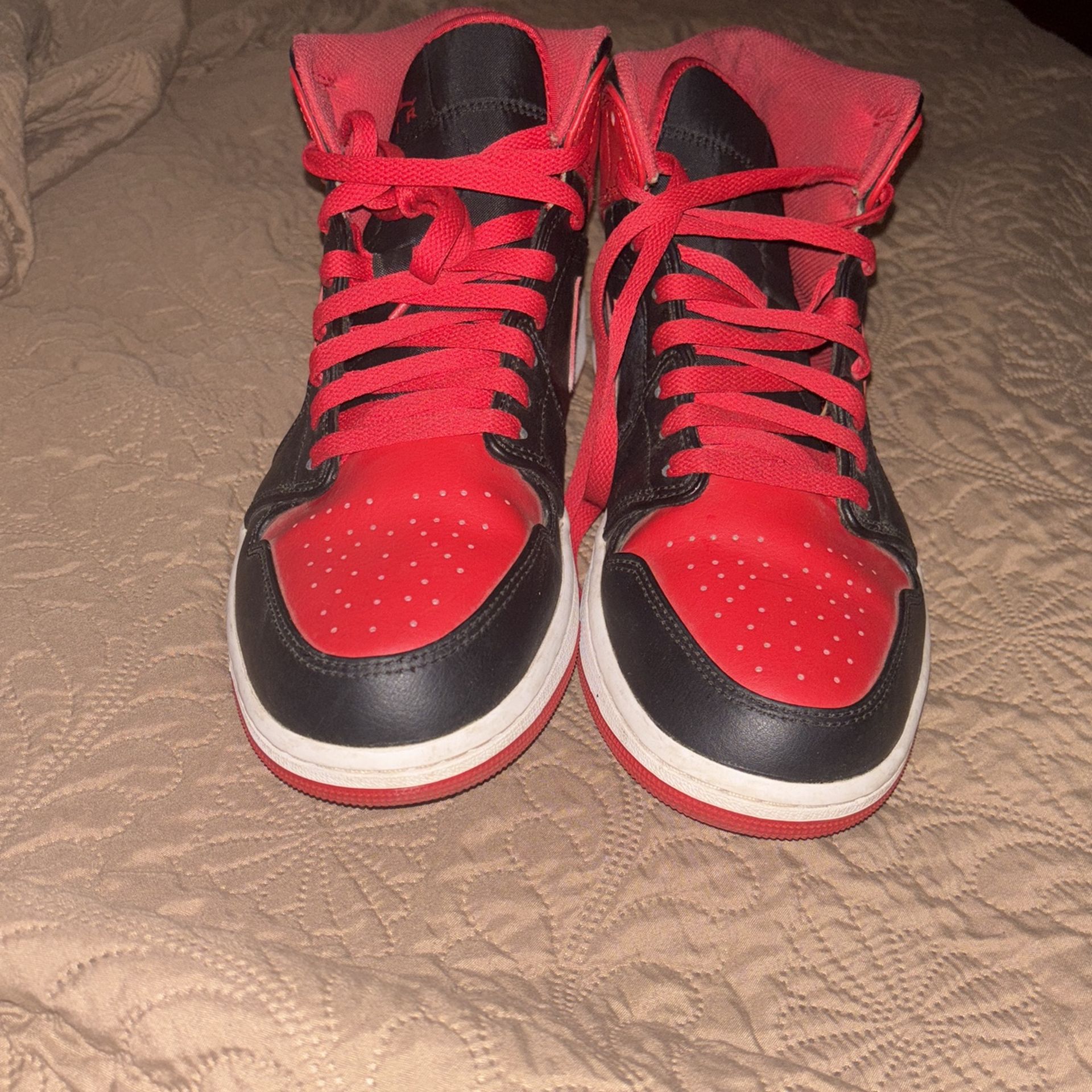 Jordan 1 Red And Black Size 10