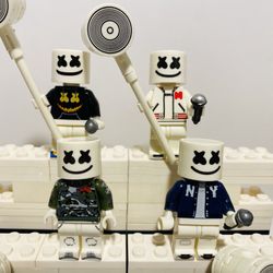 Marshmello Minifigures Music Collectibles | New Custom LEGO Compatible Toy