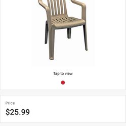 4 Patio chairs for Sale