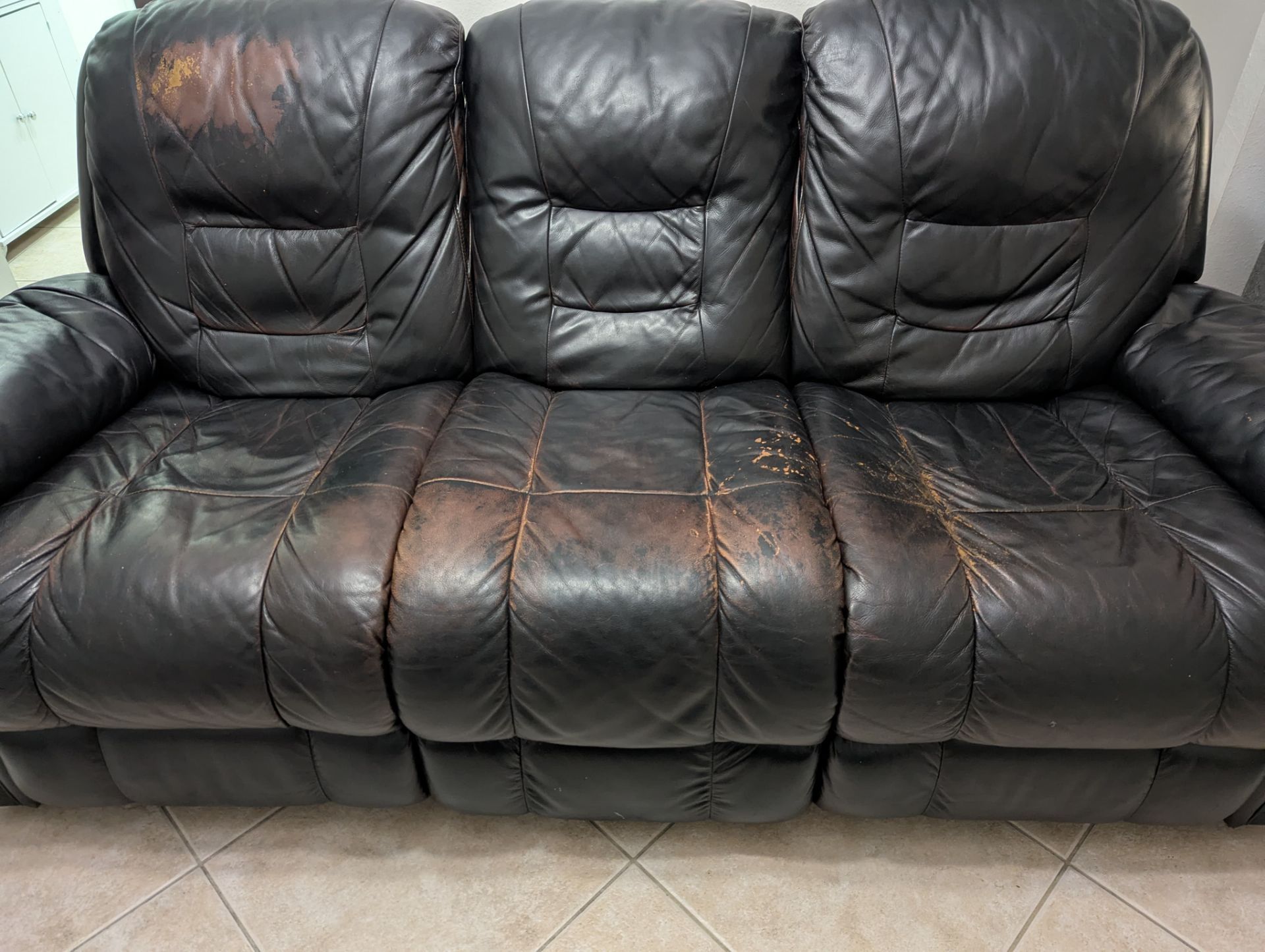 Sofa reclinable eléctrico