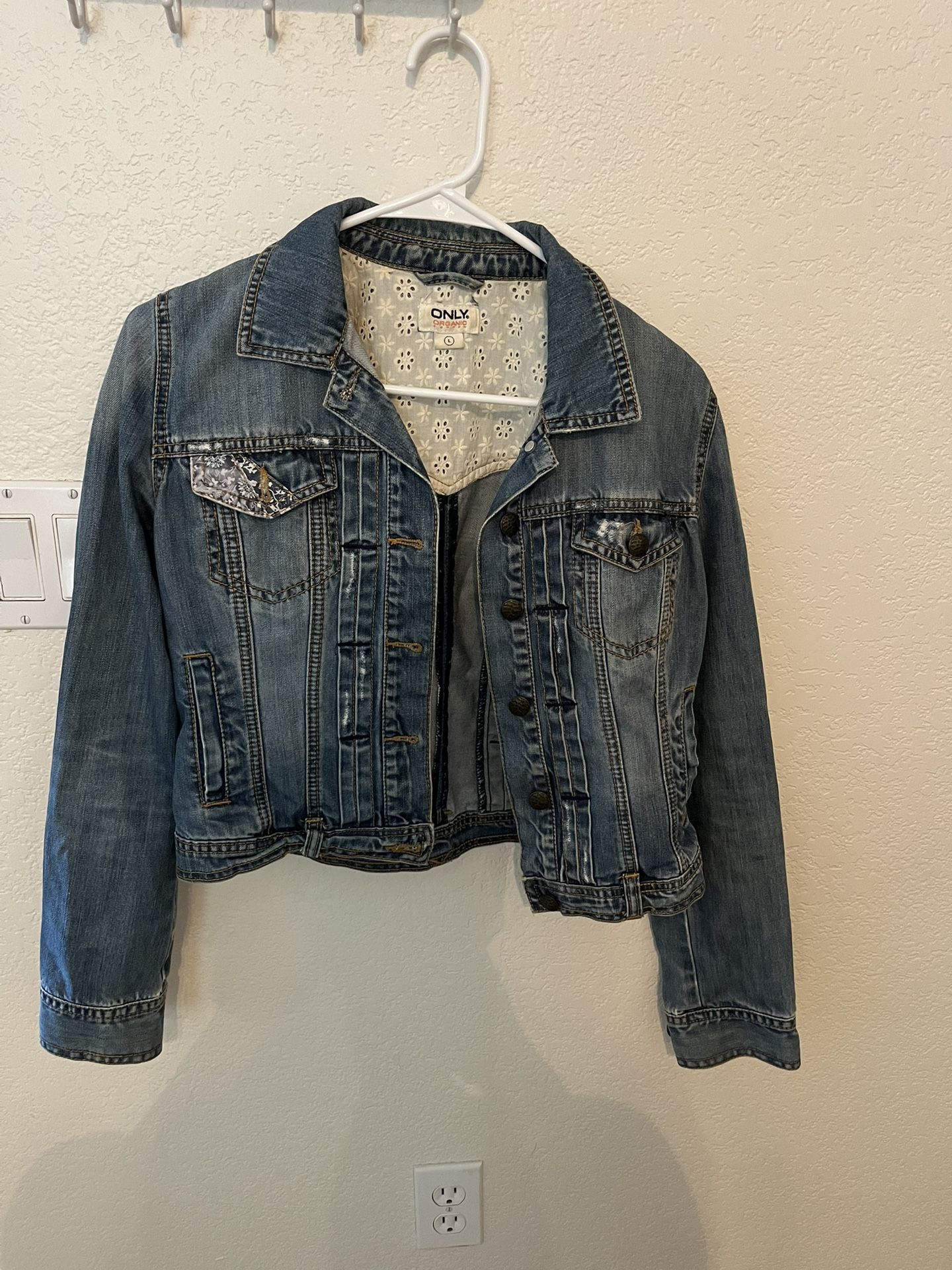 Only Blue Jean Jacket Classic Denim Style