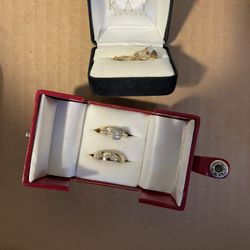 Great Deal On Engagement And Wedding Ring Set