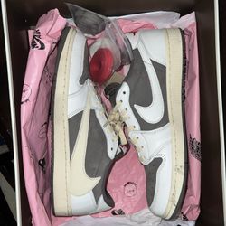 Size 12- Jordan 1 Low Reverse Mocha Travis scott