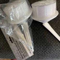 2 bouquet form holders for flowers $10