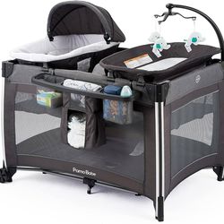 Pamo Babe 4 in 1 Portable Baby Crib Deluxe 