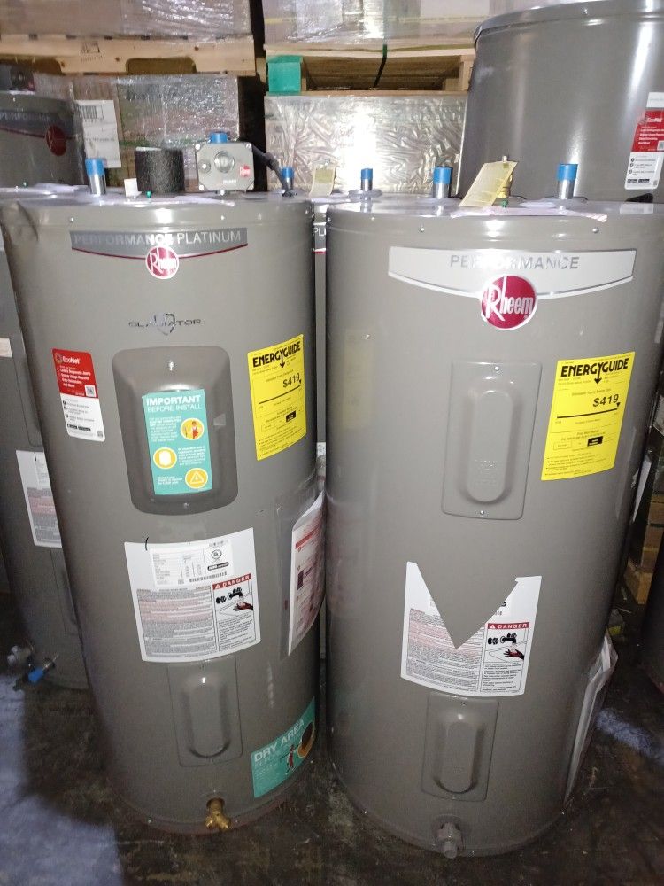 NEW ELECTRIC WATER HEATERS 