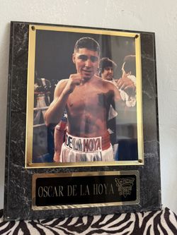 Oscar Dela Hoya Plaque 
