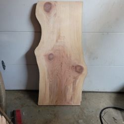 Coastal Redwood Live Edge Slab 