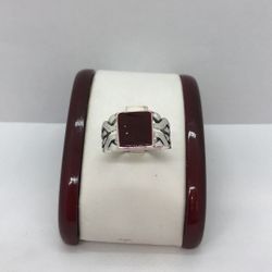 Sterling Silver Filled Men Ring Size 10
