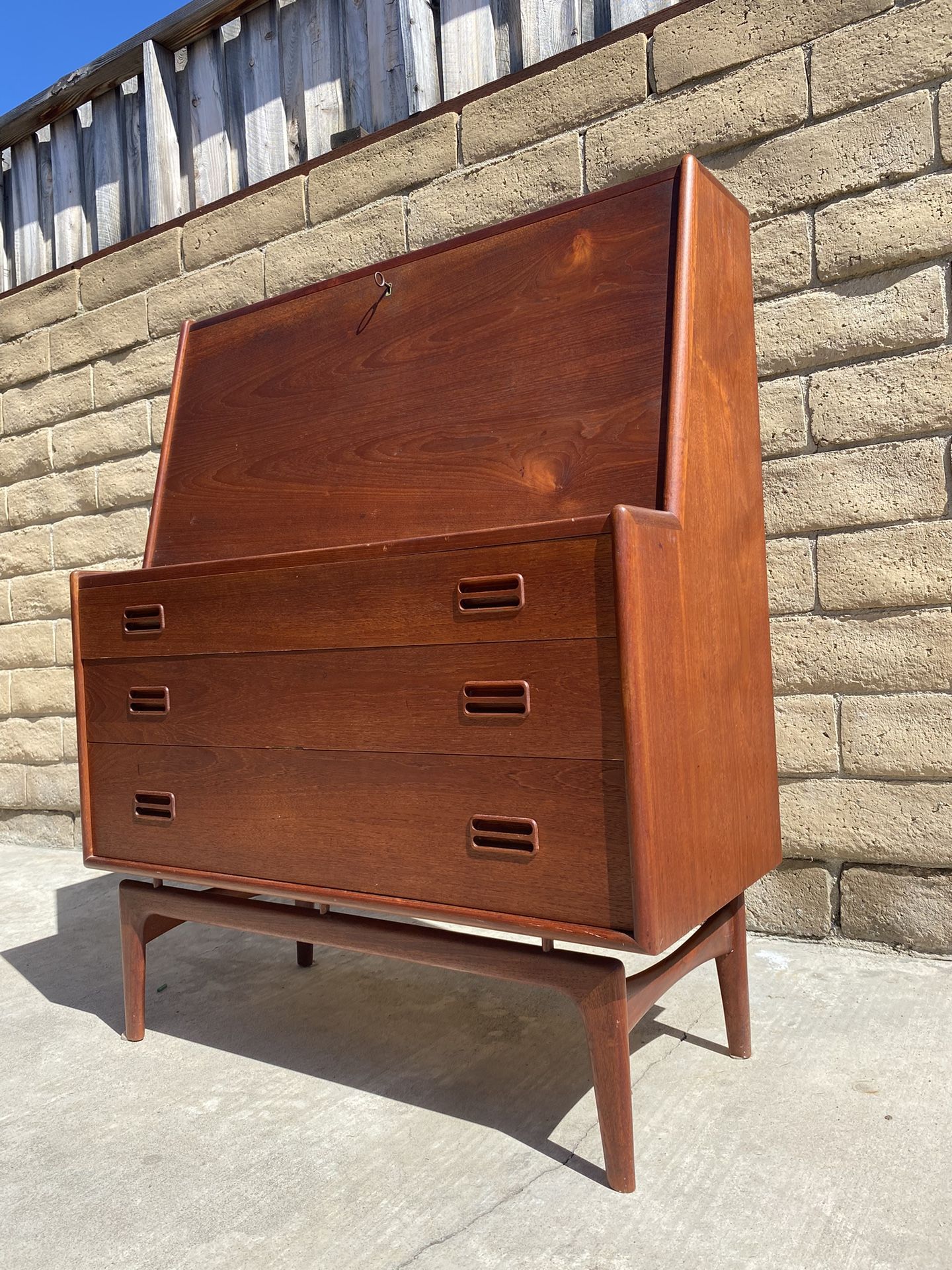 Mid Century Danish Desk Dresser