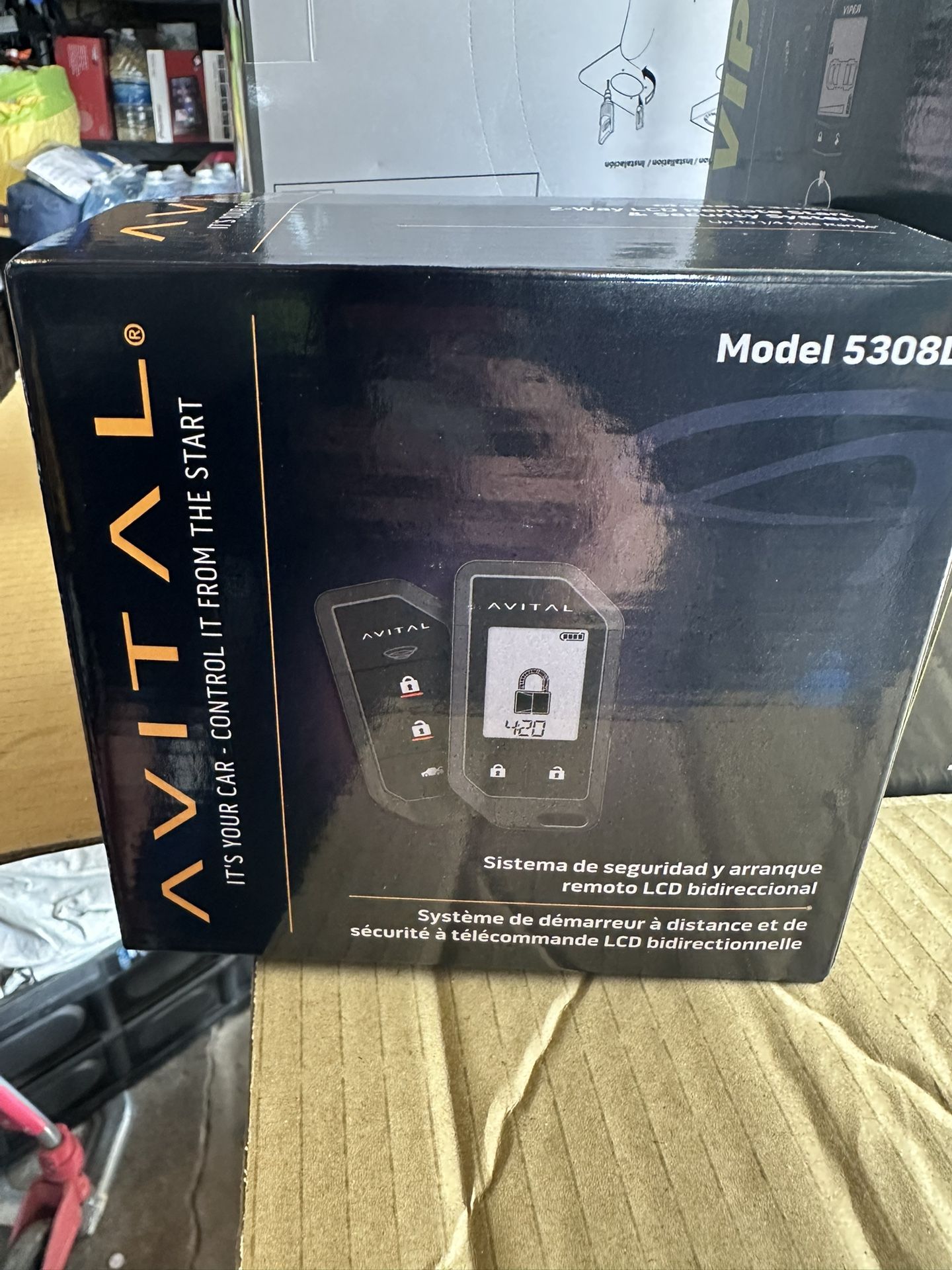 Avital Model 5308L Remote Start And Security