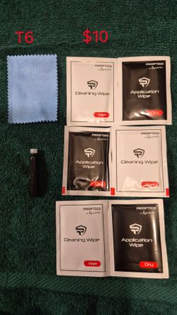 Wipe-on liquid screen protector