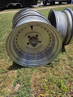 Centerline Auto Drag Polished Wheel Rim, 15" x 8.5" 5 x 4.5" +3mm