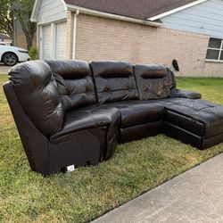 Leather Sofa 