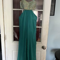 Teal Prom Dress
