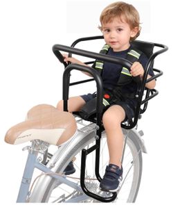 Rear Child Bike Seat, Designed For Kids Aged 18 Months to 8 Years Old, Easy Installation