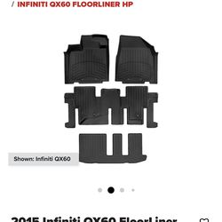 Floor Liner  WeatherTech  Infiniti Qx60
