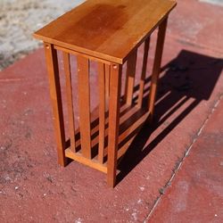 Wood Table Nightstand