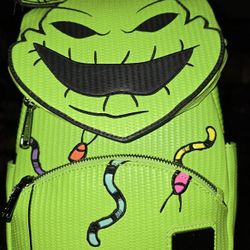 Brand New! Loungefly Disney The Nightmare Before Christmas Oogie Boogie Glow-in-the-Dark Mini Backpack 