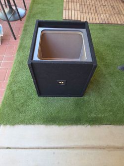 15" sole kicker subwoofer box only