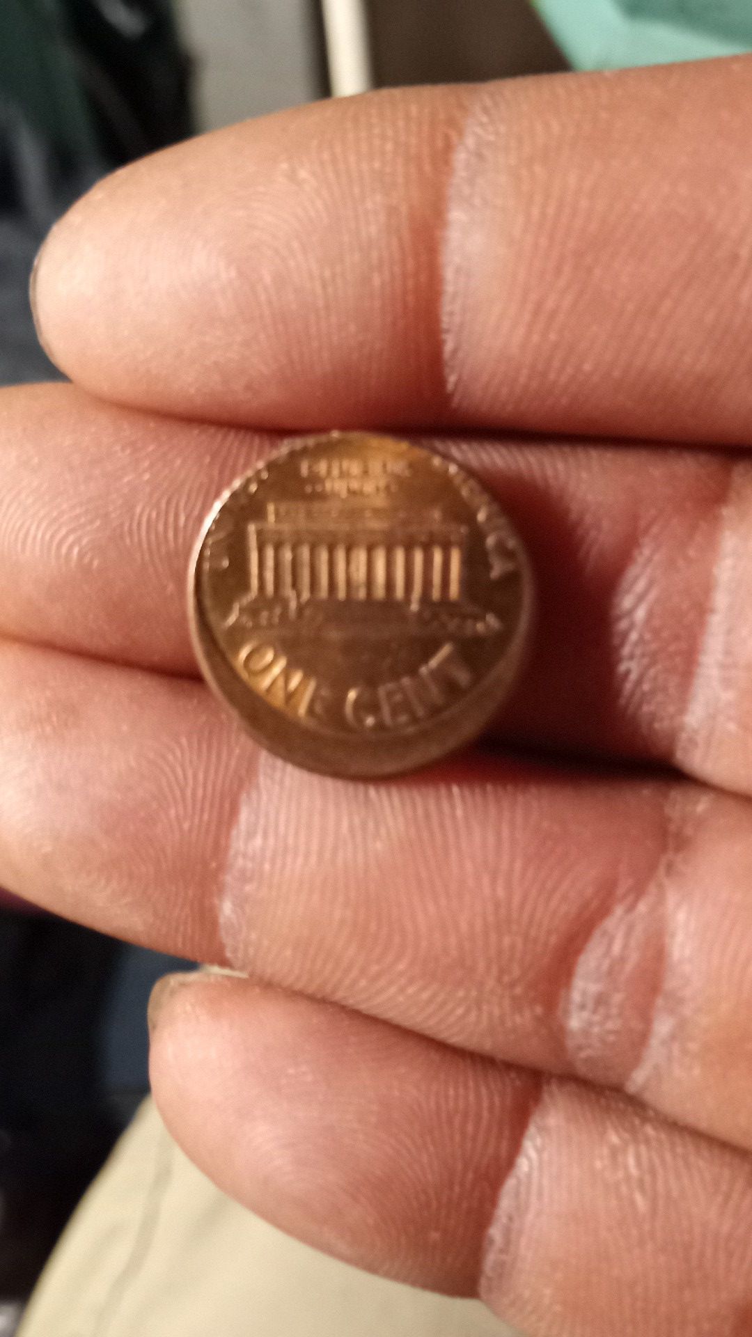 1997 of centered penny