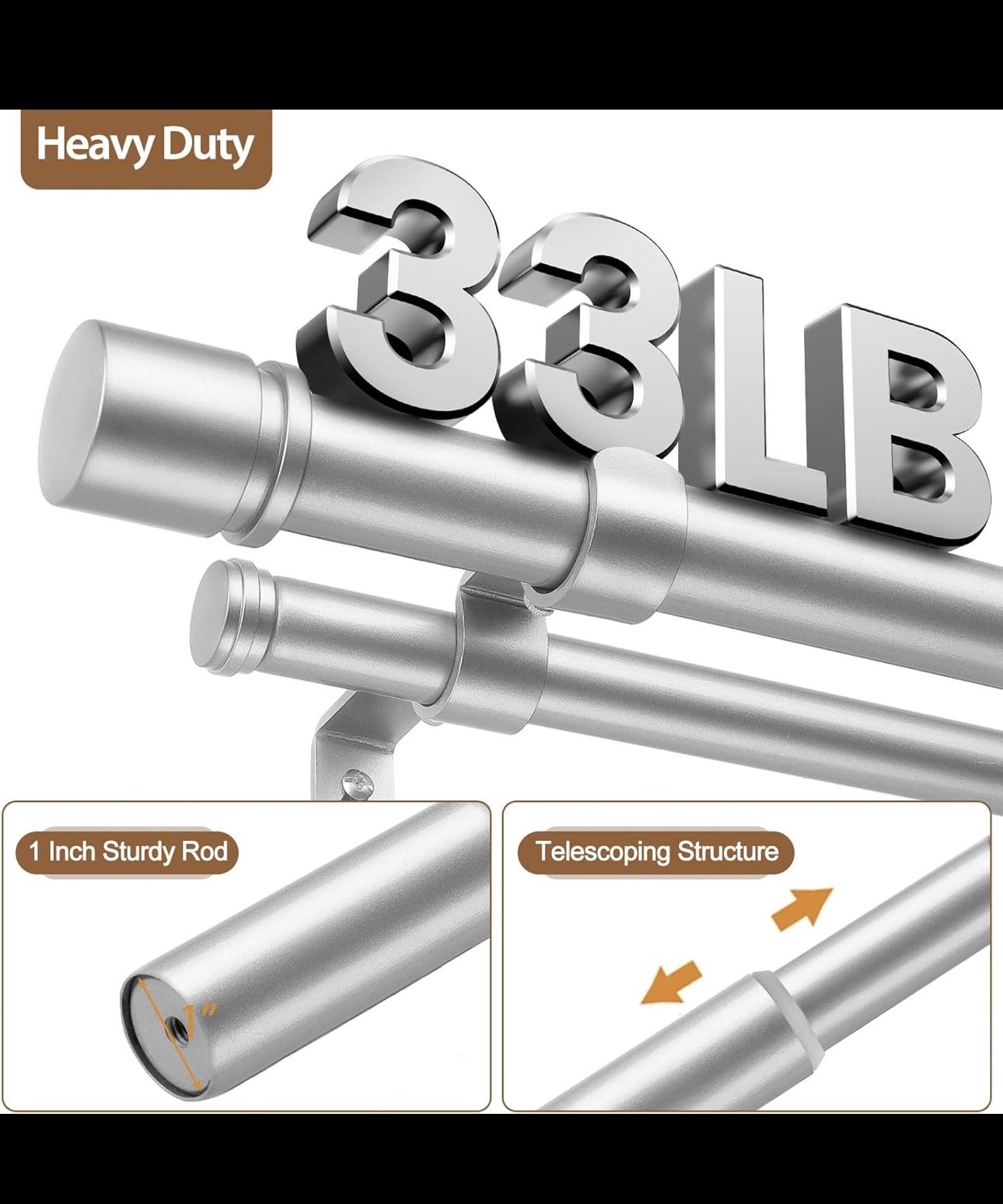 Double Curtain Rod