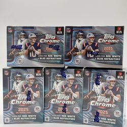 Topps Chrome NFL Value Box 2025 Football - Sealed