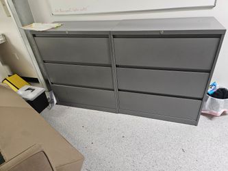 2 Matching Lateral File Cabinets - Heavy Duty Steel
$250 each or $450 for the pair OBO
Commercial-grade lateral filing cabinets in good condition. Hea