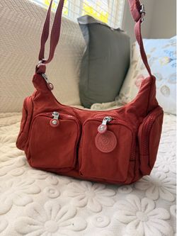 Lightweight Water-Resistant Nylon Armpit Crossbody Moto Bag | Multi-Pocket