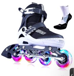 Adjustable inline skates for kids and adults