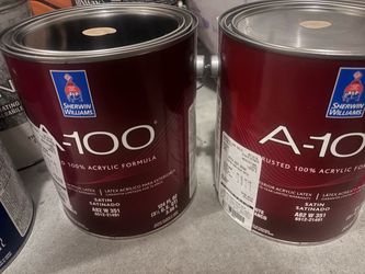 Exterior Light Brown Satin Paint. 2 Gallons.