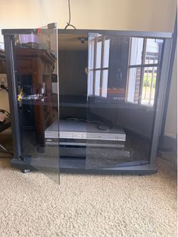Tv console cabinet