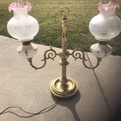 Antique Victorian Parlor Lamp