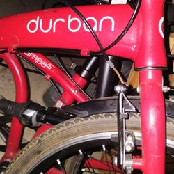 Durban Folding Bike Red